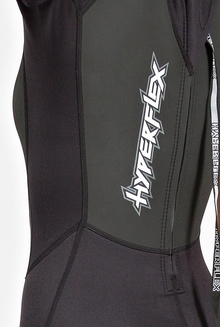 Hyper Flex Men's and Women's 2.5mm Shorty Springsuit Wetsuit – SURFING, Water Sports, Scuba Diving, Snorkeling - Comfort, Flexible, Anatomical Fit, Adjustable Collar, Back-Zip - Image 4